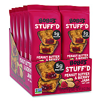 Bobo's Stuff'd Gluten-Free Peanut Butter and Berry Jam Oat Bar, 2.5 oz Bar, 12/Box (00103)