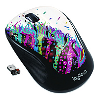 Logitech M325 Wireless Mouse, 2.4 GHz Frequency/30 ft Wireless Range, Left/Right Hand Use, Celebrate (180063)