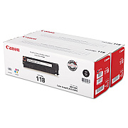 Canon 2662B004 (118) Toner, 3,400 Page-Yield, Black, 2/Pack