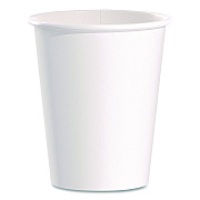 Solo Paper Hot Cups, 10 oz, White, 50/Pack (370WPK)