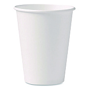 Solo Paper Hot Cups, 12 oz, White, 50/Pack (412WNPK)