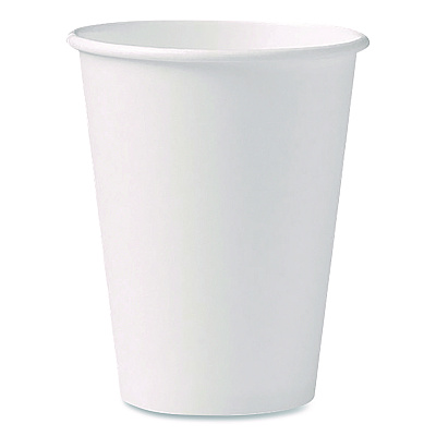 Solo Paper Hot Cups, 12 oz, White, 50/Pack (412WNPK)