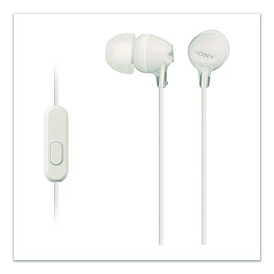 Sony MDREX15AP Fashion Color EX Earbuds, White (1668136)
