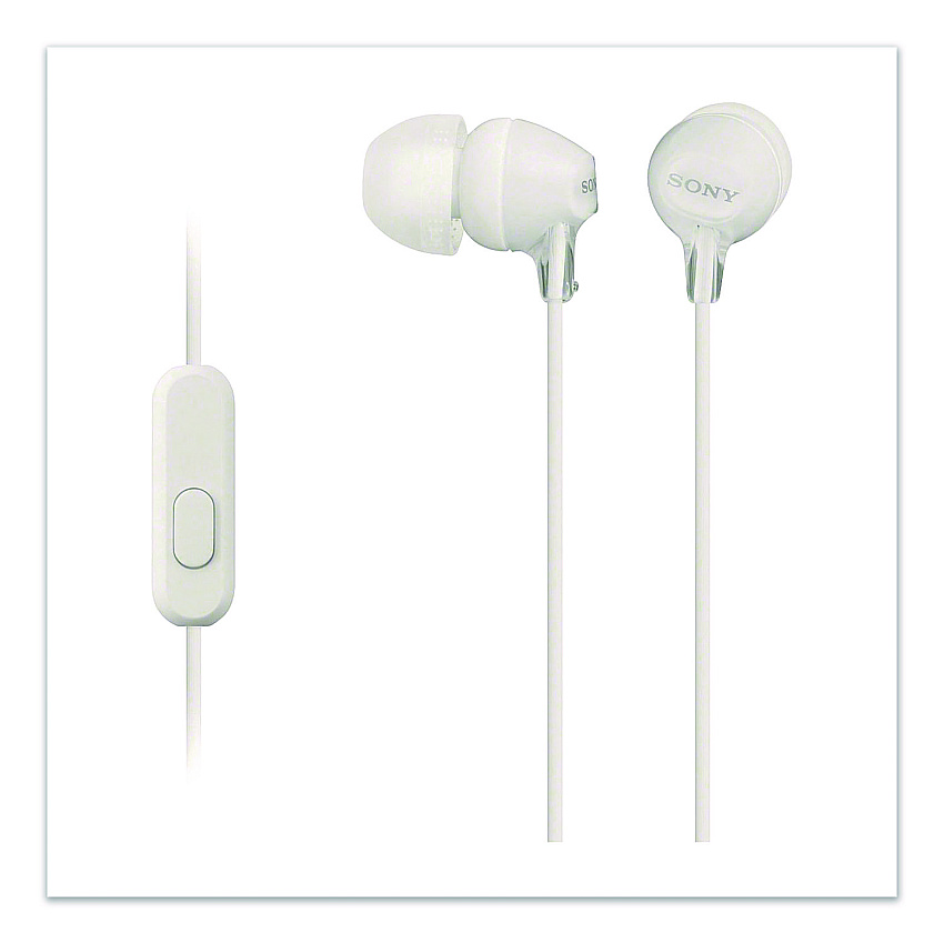 Sony MDREX15AP Fashion Color EX Earbuds, White (1668136)
