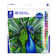 Staedtler Colored Pencils, 4 mm, Assorted Lead/Barrel Colors, 48/Set (1270C48A6)