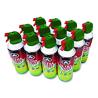 Ultra Duster Industrial Strength Compressed Air Duster Cleaner, 10 oz Can, 12/Carton (UDS10P12C)