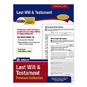 Adams Last Will and Testament Digital Download with Instructions, Inkjet/Laser Printable, 8.5 x 11, Unlimited Number of Forms (ALFP117)