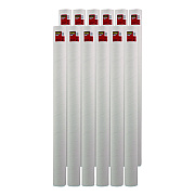 Scotch Mailing Tube, 48" Long, 4" Diameter, White, 12/Carton (7982CT)