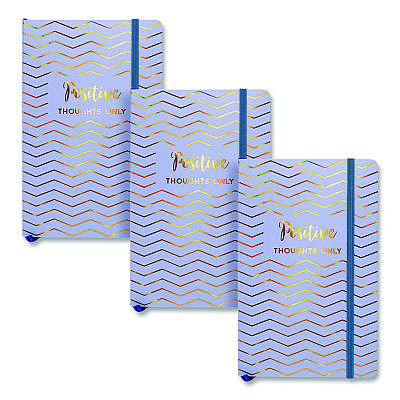 PUKKA PAD Journal, 1-Subject, Medium/College Rule, Blue Haze Cover, (96) 8.3 x 5.8 Sheets, 3/Pack (9977BEHZE)
