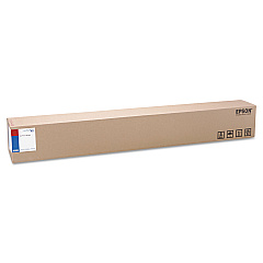 Epson Hot Press Bright Fine Art Paper Roll, 16 mil, 44" x 50 ft, Smooth Matte White (EPSS042335)