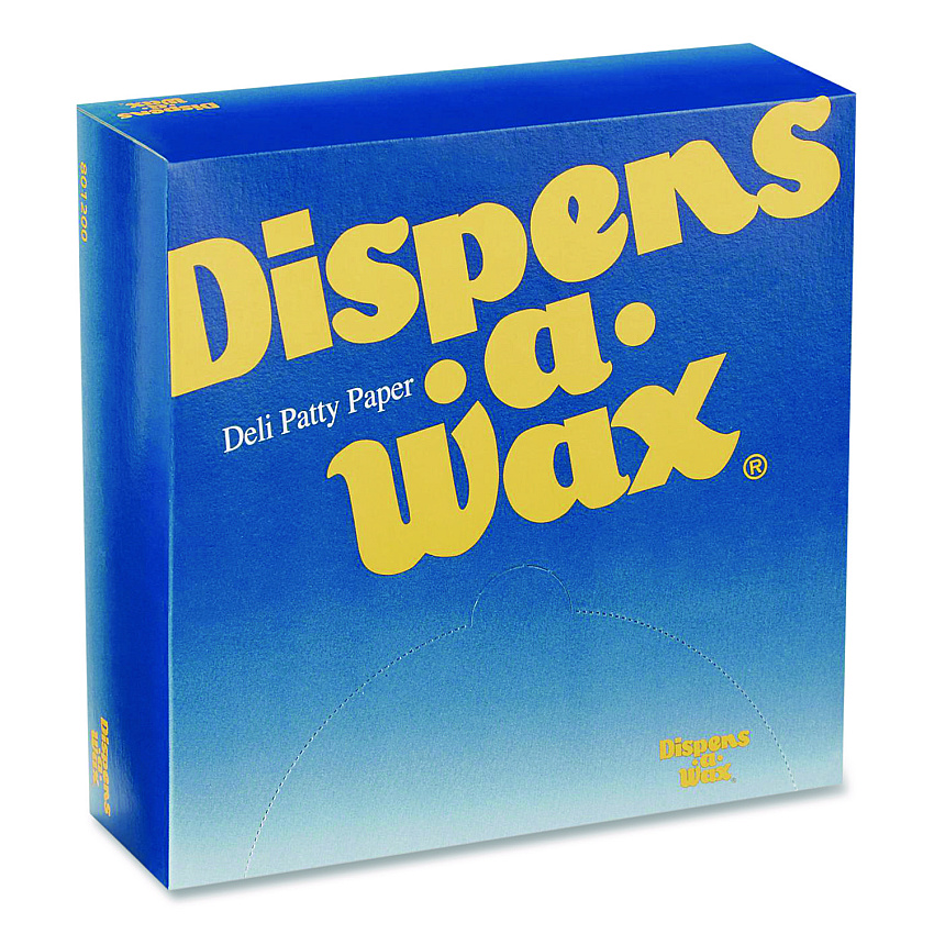 Dixie Dispens-A-Wax Waxed Deli Patty Paper, 6 x 6, 1,000/Box, 10 Boxes/Carton (801200)