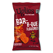 Uglies Kettle Potato Chips, Bar-B-Que, 2 oz Bags, 24/Carton (DFN26103)