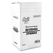 Berkley Square Wrapped Polypropylene Stirrers, 7.75", Black, 500/Box (BEP89378)