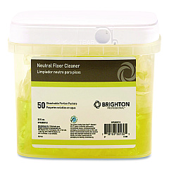 Brighton Professional Dissolvable Floor Cleaner Packets, Lavender Scent, 25 oz, 50/Pack (BPR28367B)