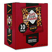 Dot's Pretzels Original Pretzels, 1 oz Bag, 10/Box (DDP71943)
