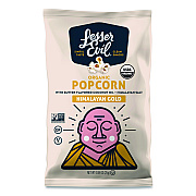 LesserEvil Snack Organic Himalayan Gold Popcorn, 0.88 oz Bag, 18/Carton (LSN00691)