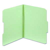 Pendaflex Pressboard Expanding File Folders, 1/3-Cut Tabs: Assorted Positions, Letter Size, 2" Expansion, Light Green, 25/Box (23234)