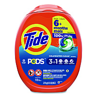 PODS Laundry Detergent, Pods, Tide Original, 112 Pods/Tub (03243PK)
