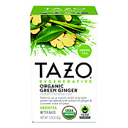 Tazo Tea Bags, Organic Green Ginger, 16/Box (TAZ00356BX)