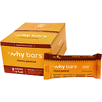 Why Bars Superfood Snack Bar, Choco Peanut, 2.04 oz Bar, 12/Box (WHY16204)