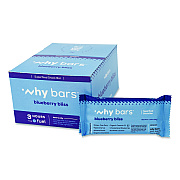 Why Bars Superfood Snack Bar, Blueberry Bliss, 2.04 oz Bar, 12/Box (WHY16209)