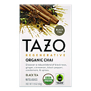 Tazo Tea Bags, Organic Chai, 16/Box (TAZ00305BX)