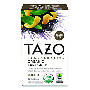 Tazo Tea Bags, Organic Earl Grey, 16/Box (TAZ00352BX)