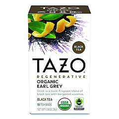 Tazo Tea Bags, Organic Earl Grey, 16/Box (TAZ00352BX)