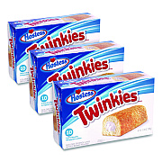 Twinkies, Vanilla, 1.36 oz Individually Wrapped, 10/Pack, 3 Packs/Carton (60004132)