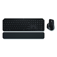 Logitech MX Keys S Combo, 33 ft Wireless Range, Black (920012274)
