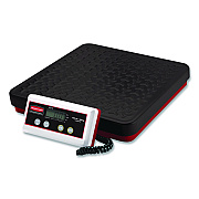 Rubbermaid Commercial Digital Receiving Scale, 150 lb Capacity, Black/Red (FG401088)