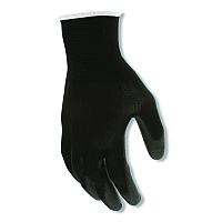MCR Safety Work Gloves, 10" Long, Large, Black, 12 Pairs (B96699LDZ)