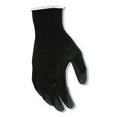 MCR Safety Work Gloves, 10" Long, Medium, Black, 12 Pairs (B96699MDZ)