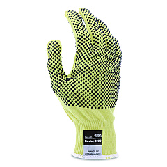 MCR Safety CutPro Kevlar Gloves, Reversible, 10" Long, Large, Yellow/Black, Pair (9396L)