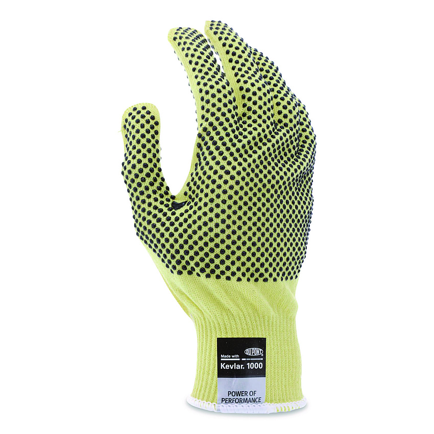MCR Safety CutPro Kevlar Gloves, Reversible, 10" Long, Small, Yellow/Black, Pair (9396S)