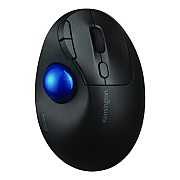 Kensington Pro Fit Ergo TB450 Trackball, 2.4 GHz Frequency/6 ft Wireless Range, Right Hand Use, Black (72194)