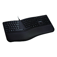 Kensington Pro Fit Ergo Wired Keyboard, Black (75400)