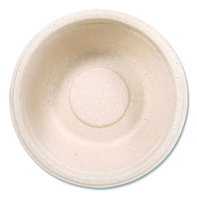 Dart Compostable Molded Fiber Dinnerware, ProPlanet Seal, Bowl, 12 oz, Natural, 1,000/Carton (12FBRB)