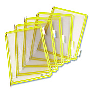 Tarifold Pivoting Pockets, 1 Section, Yellow, 10/Pack (P040)