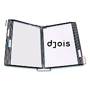 Tarifold Desktop Reference System, 10 Panels with Black Borders, White Base (D271)