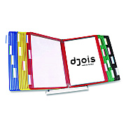 Tarifold Desktop Reference and Display System, 30 Panels with Assorted Borders, White Base (D293)