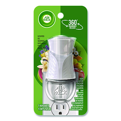 Air Wick Scented-Oil Warmer, 1.75 x 2.69 x 3.63, White (78046EA)