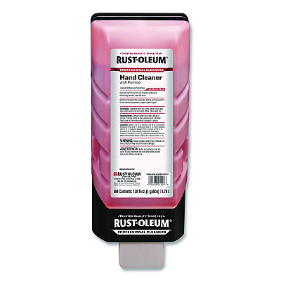 Rust-Oleum Professional Hand Cleaner With Pumice, Cherry Scent, 1 gal, 4/Carton (383463)