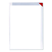 Tarifold Easy Clic Sub-Zero Signage Pocket, 8.5 x 11 Insert, Clear Frame, 10/Pack (19478110)
