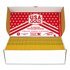 Cra-Z-Art School Pencils, HB #2, Black Lead, Yellow Barrel, 250/Box (858422P)