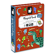 Janod Magneti'books, Dinosaurs, Grades Pre-K to 3, 50 Pieces (J02590)