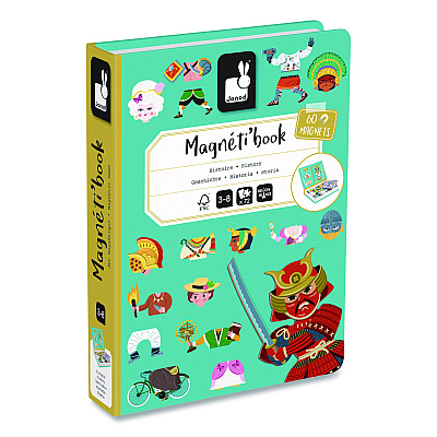 Janod Magneti'books, World History, Grades Pre-K to 3, 72 Pieces (J02598)