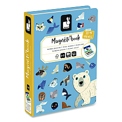 Janod Magneti'books, Polar Animals, Grades Pre-K to 3, 30 Pieces (J02599)