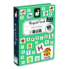 Janod Magneti'books, English Alphabet, Grades Pre-K to 3, 142 Pieces (J02712)