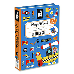 Janod Magneti'books, Racers, Ages 3 to 8, 68 Pieces (J02715)